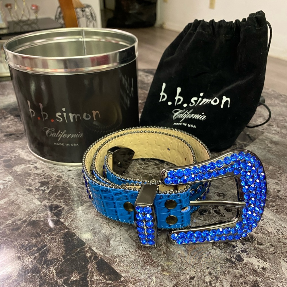 B.B. Simon Belt- Blue Eye